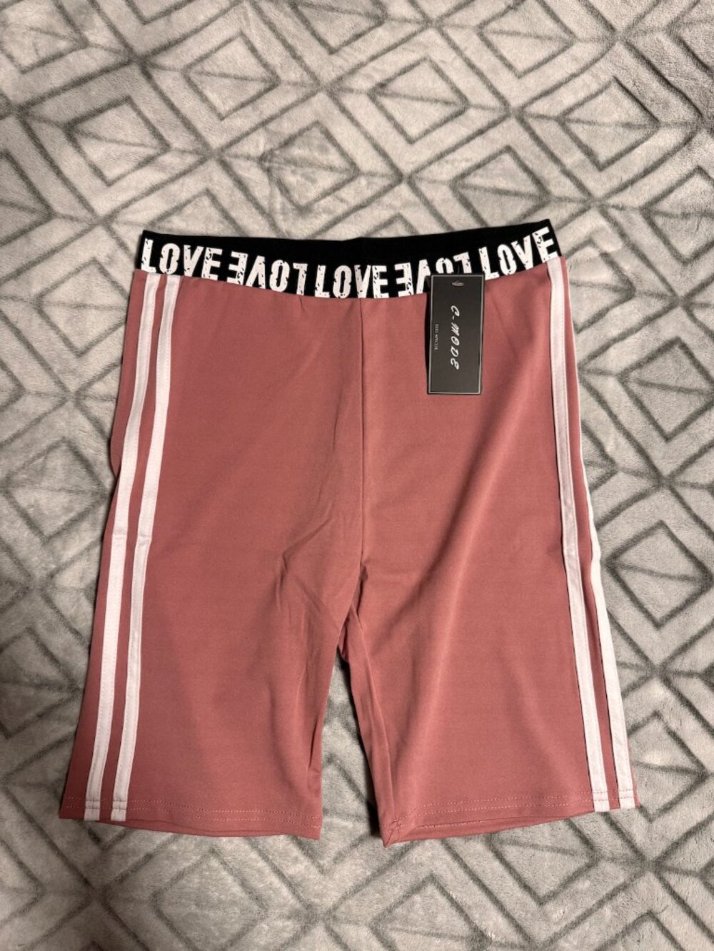 NWT MOA Mauve Biker Shorts | S/M & L/XL | Buttery Soft Stretch